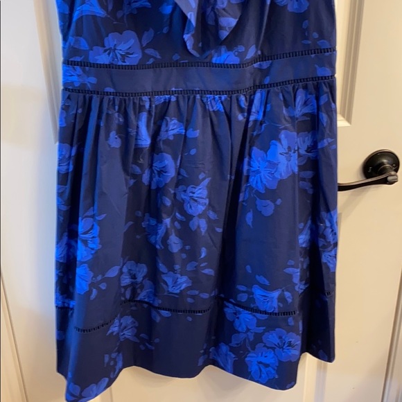 Kate Spade Blue Hibiscus Dress - Picture 5 of 8